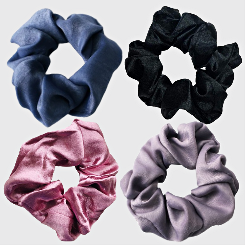 Ultra Soft Jumbo Satin Hair Scrunchies