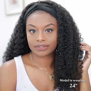 Kinky Curly Headband Wig