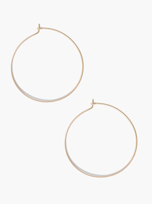 18k Gold Filled Hoop Earrings